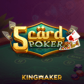 5 Card Poker table art