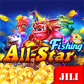 All Star Fishing cabinet art